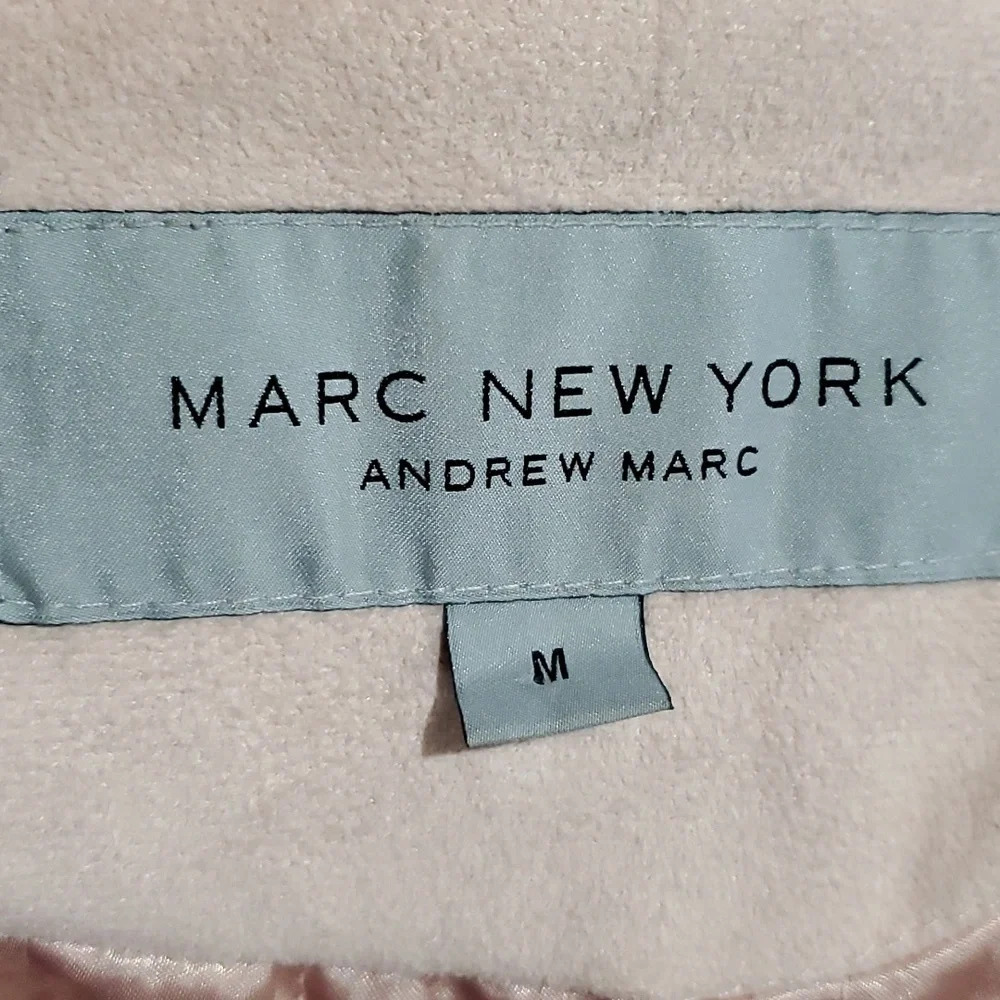 Marc new york Andrew Marc rose pink faux fur zip vest - Picture 5 of 6